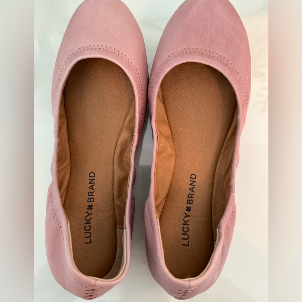 Lucky Brand Pink Emmie Ballet Flats